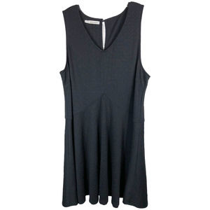 Maurices Plus‎ Size 3X Dress Black Sleeveless A Line Swing Knee Length 1274